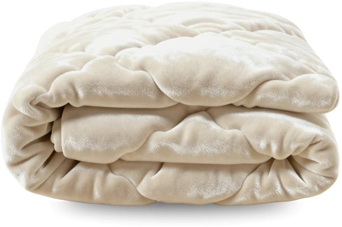 Zelesta Flanel Uni - Beige 200x200cm
