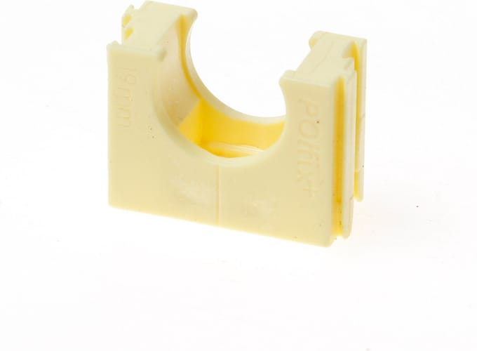 Polfix klemblok creme 3/4" 19mm