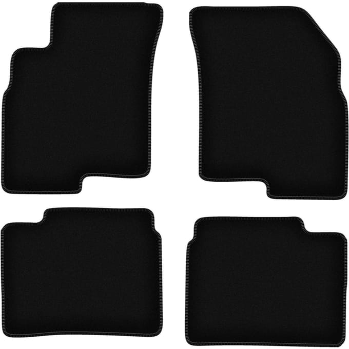 BASIC zwarte veloursmatten voor: Hyundai Sonata IV sedan (2005-2010)
