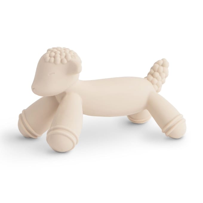 Mushie - Siliconen - Bijtring - Lammetje - Sand
