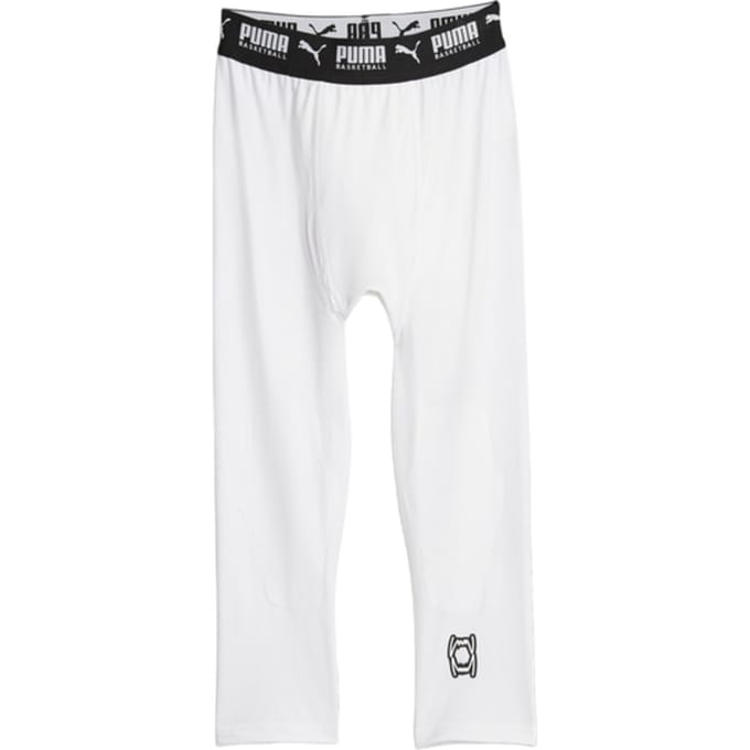 Puma Hoops Team 3/4 Tights Ondergoed Strak Wit K002