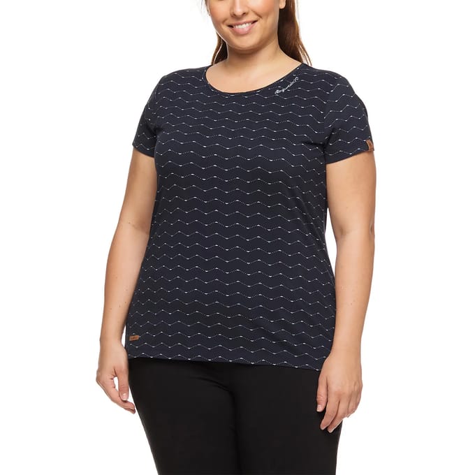 T-shirt dames Ragwear Mint Zig Zag Plus