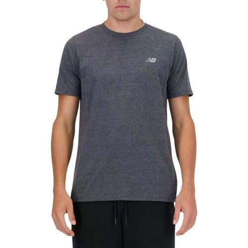 New Balance Sport Essentials Heathertech T Bkheathr Taglia: M | Magliette basic Outlet | Uomo