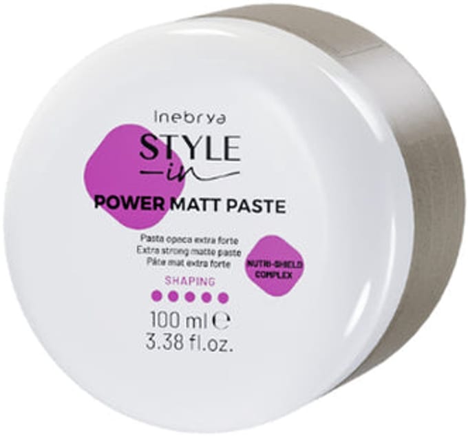 Inebrya, Style-In, Haarstyling Pasta, Mat, Extra Sterke Fixatie, Voor Haar, 100 ml