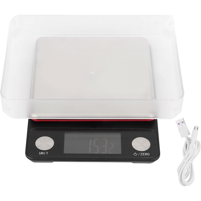 Hoge Precisie USB Oplaadbare Keukenweegschaal Multifunctionele Elektronische Weegschaal Balans 5kg 0.1g