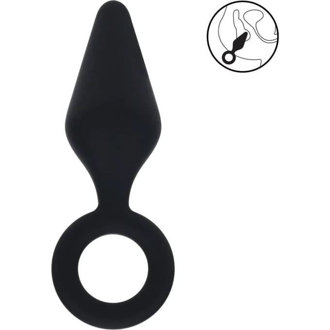 Levelz - Siliconen Anaal Plug met Ring - Maat M