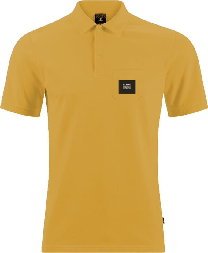 CUBE Organisch Polo Fietsshirt GTY FIT YELLOW M