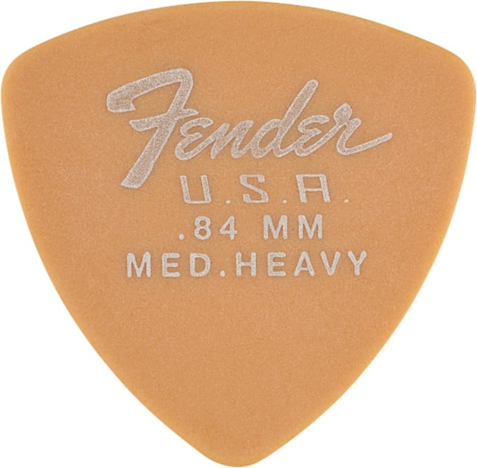 Fender 346 Dura-Tone Picks 0,84 mm Butterscotch Blonde - Plectrum set