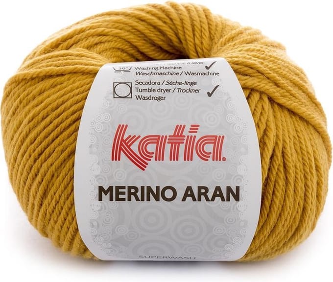Katia Merino Aran - 41 mosterdgeel - Merinogaren