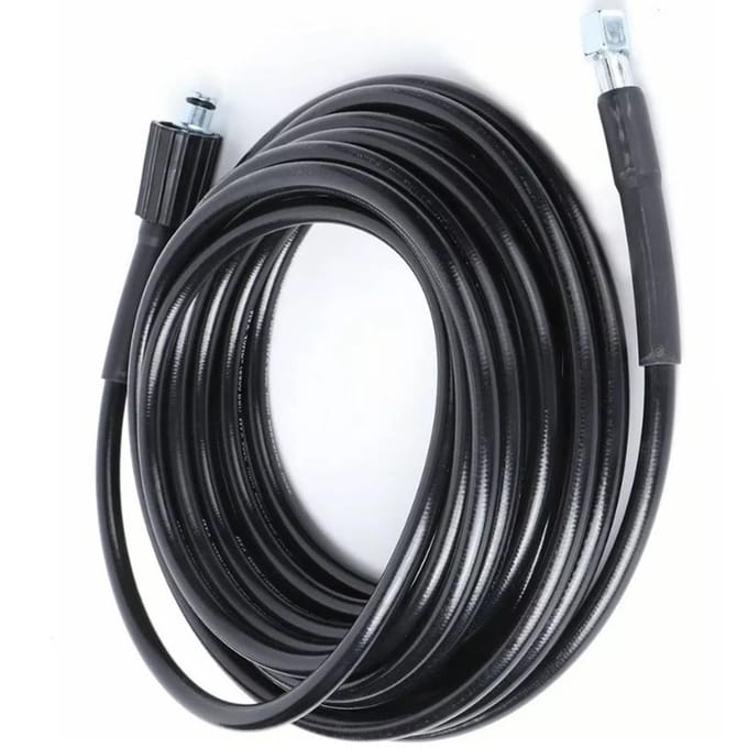 Hogedrukwaterslang Rubber Flexibel Explosiebestendig Wasmachineriool voor Huis Tuin 10m gray