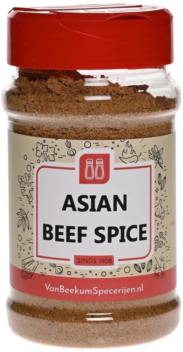 Van Beekum Specerijen - Asian Beef Spice - Strooibus 190 Gram