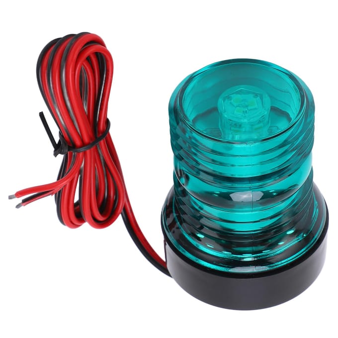 LED Boot Navigatielicht IP66 Waterdicht Omnidirectioneel 360 graden Anker Navigatielamp Groen Licht blue