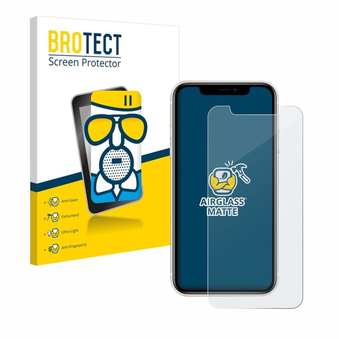 BROTECT - Screenprotector voor Apple iPhone 11 - Folie Beschermfolie Beschermglas matte