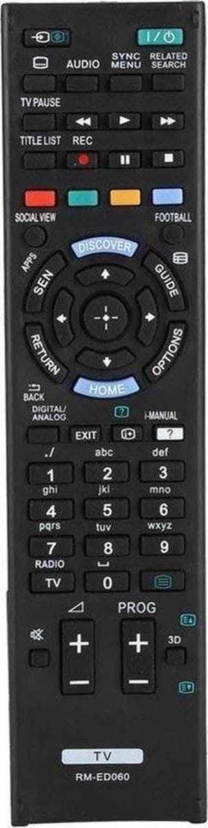 Afstandsbediening universeel geschikt voor alle Sony TV'S - Smart TV