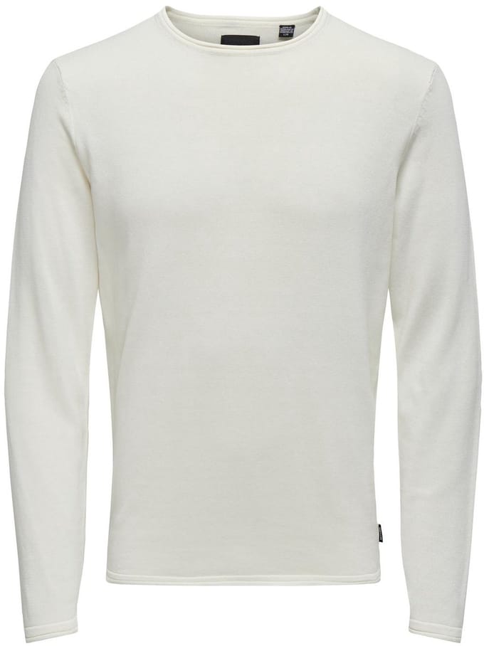 ONLY&SONS - ONSGARSON 12 WASH CREW KNIT - Heren - Gebreide truien