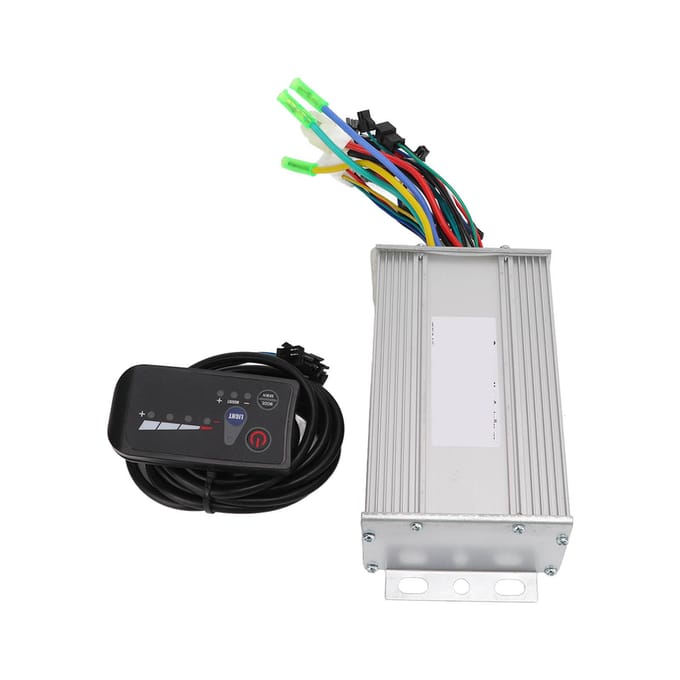 48V 500W Elektrische Fiets 12 Buizen Dual Mode Borstelloze Controller met 810 LED Display Paneel white