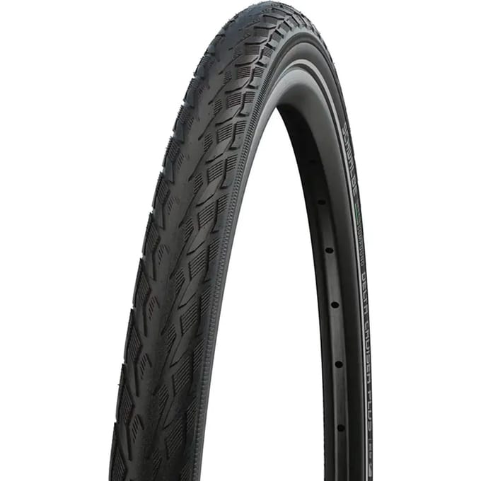 Schwalbe Buitenband - Delta Cruiser Plus - 28 inch x 1 1/2 - Zwart Reflecterend