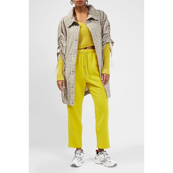 French Connection Fillipa Gingham Jacket Fallen Rck/class Crm Taglia: M | Cappotti monopetto Outlet | Donna