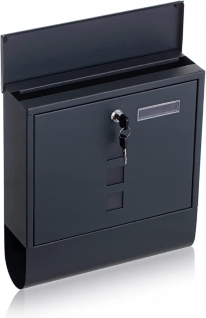 brievenbus / omheining doorwerpbrievenbus - mailbox