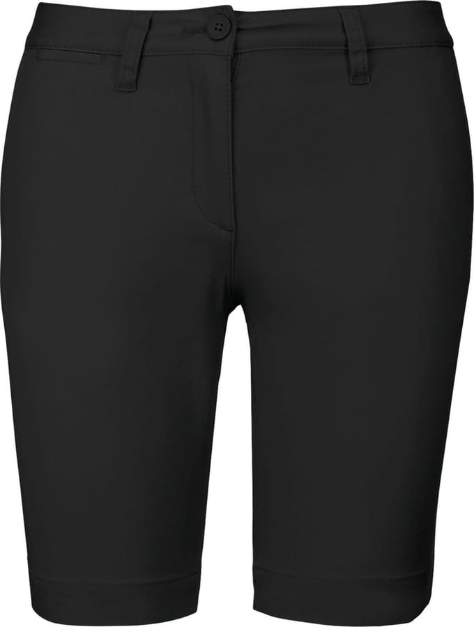 Kariban Dames chino bermudashorts K751 - Black - 46 NL (48 FR)