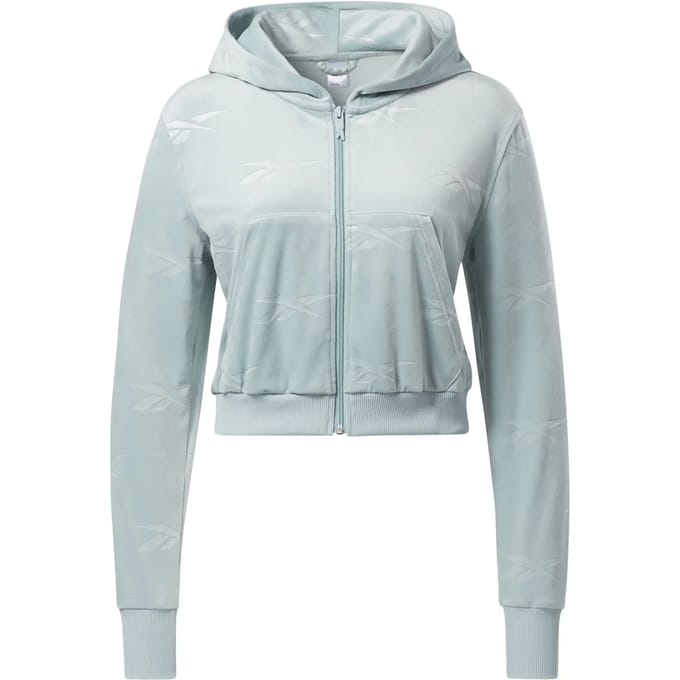 Fluwelen dames sweatshirt met rits Reebok Classics Energy Q4