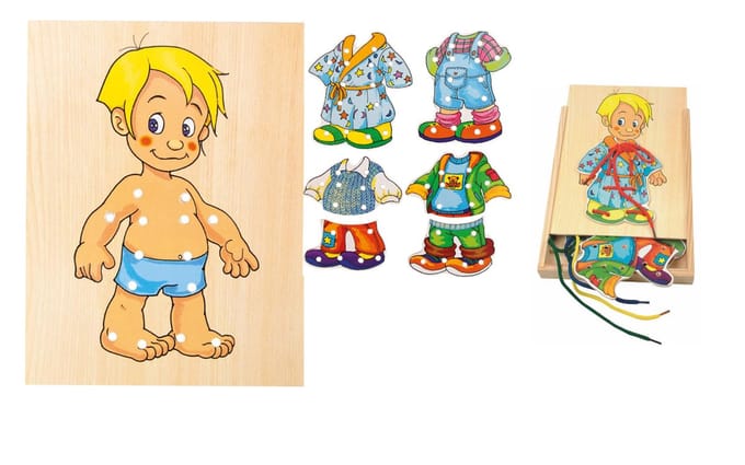 Woody Woody aankleed jongens set 90018