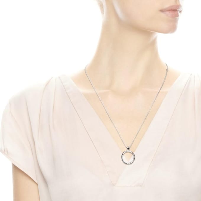 Pandora Drijvende Doos Ketting Damesketting Zilver 590529 Box,60 white