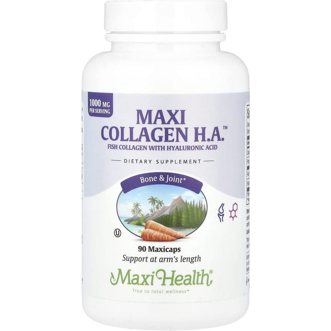 Maxi Health, Maxi Collageen HA™, 1.000 mg, 90 Maxi Capsules (333 mg per capsule)