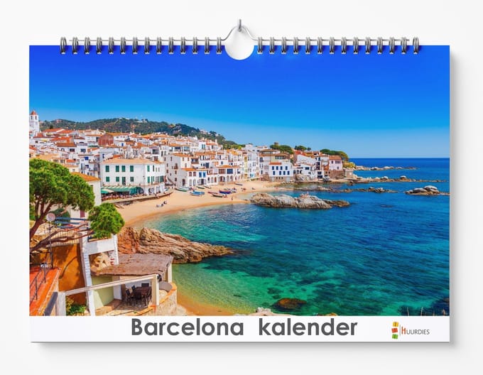 Huurdies - Verjaardagskalender - Barcelona - A3