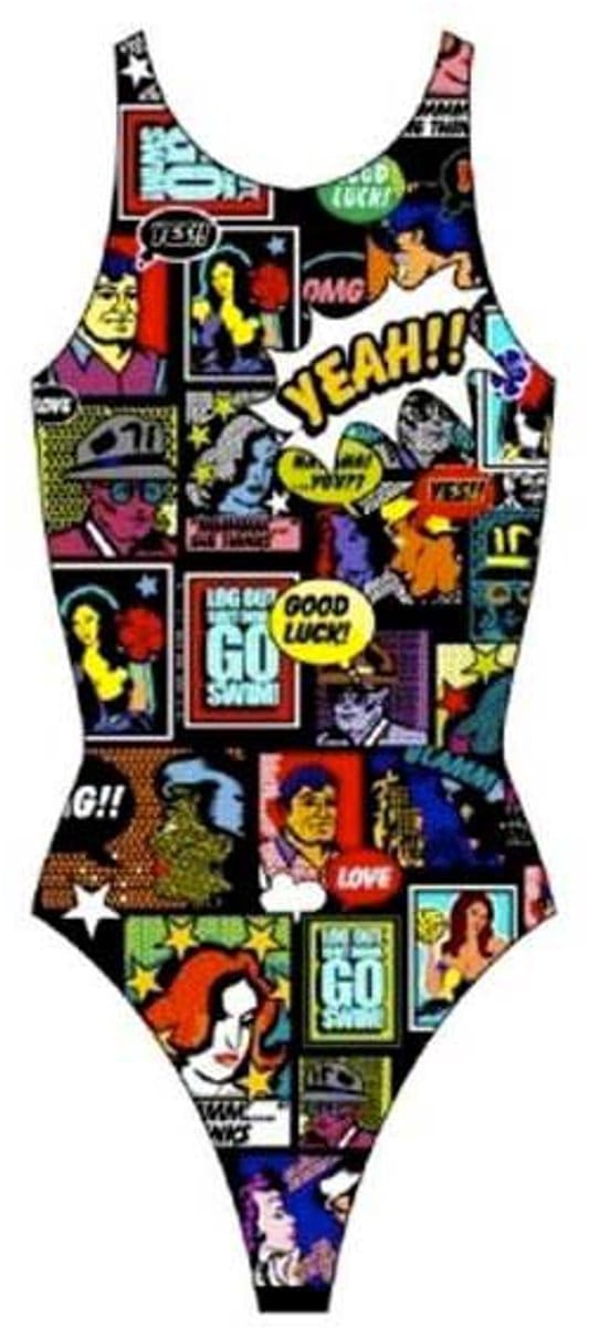 Turbo Yeah Comic 894681 Zwemkleding Veelkleurig M Vrouw