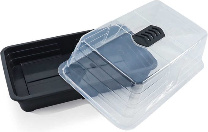 Greenhouse kweekset - Serre Moestuin - 35x20x18 kiembak Zaailing Starter doos - kweekbak