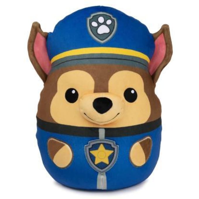 Spinmaster PAW Patrol Squishy pluche - Chase 33cm Knuffels en pluche