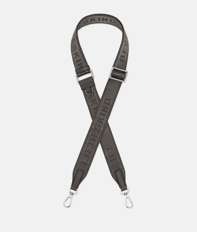 LIEBESKIND BERLIN Schouderriem Accessoires voor tassen Small Accessoires Webbing Shoulder Strap Dark Grigio Donkergrijs