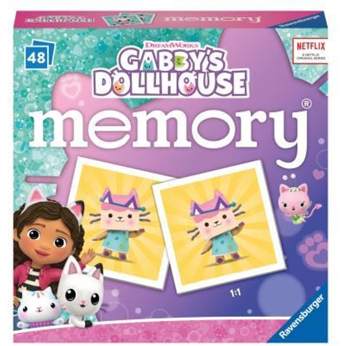 Ravensburger Gabby's Dollhouse mini memory Bordspellen