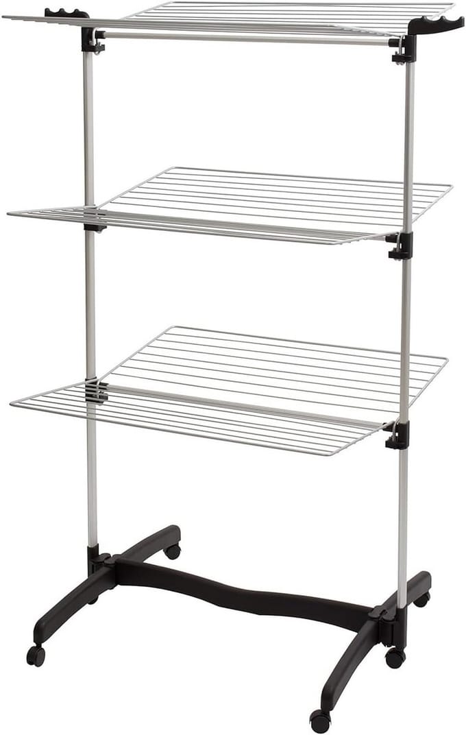 Verticaal Droogrek 40 Meter Uitschuifbaar - Opvouwbaar Wasrek met Aluminium Frame