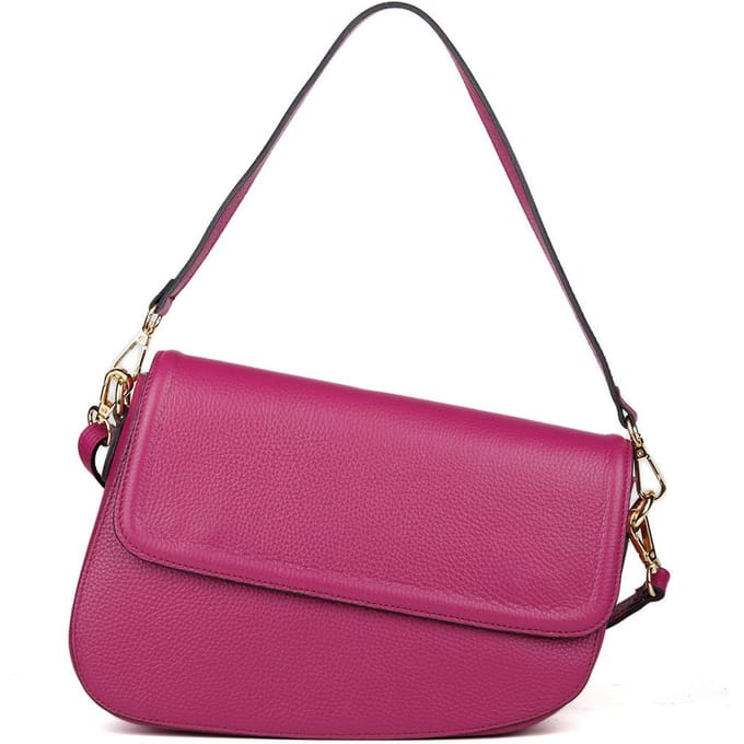 Giulia Monti Schoudertas Donker Fuchsia