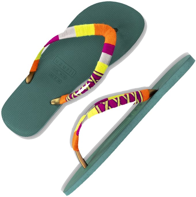Uzurii | Teenslippers | Dames | Forest Green | Maat 37/38