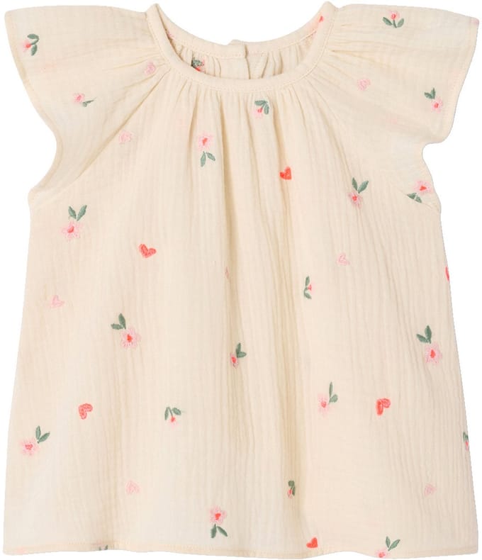 Vertbaudet Blouse met korte mouwen voor babymeisjes