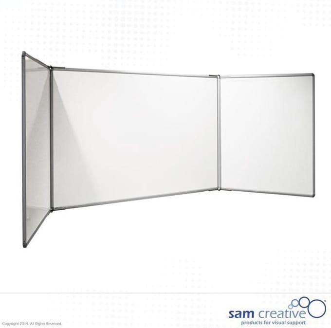 Whiteboard Pro emaille vijfvlaks 60x90 cm | Magnetisch whiteboard | Sam Creative Pro whiteboard