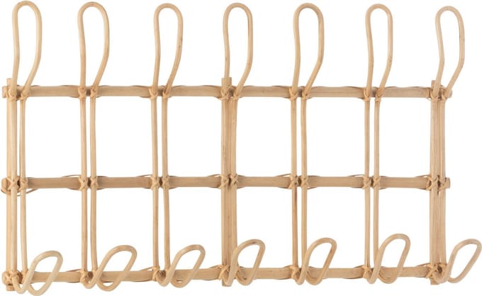 J-Line kapstok Ellen 6 Hakken - jute - naturel