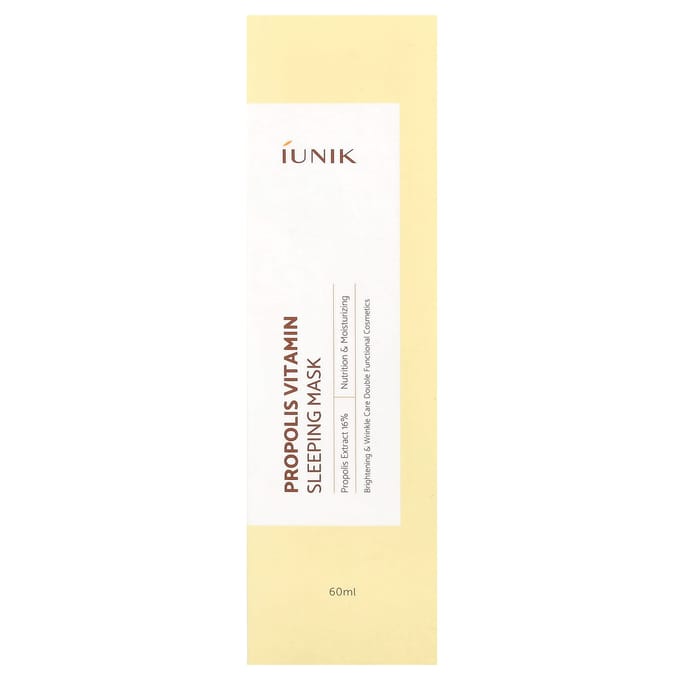 iUNIK, Propolis Vitamin Sleeping Beauty Mask, 60ml white