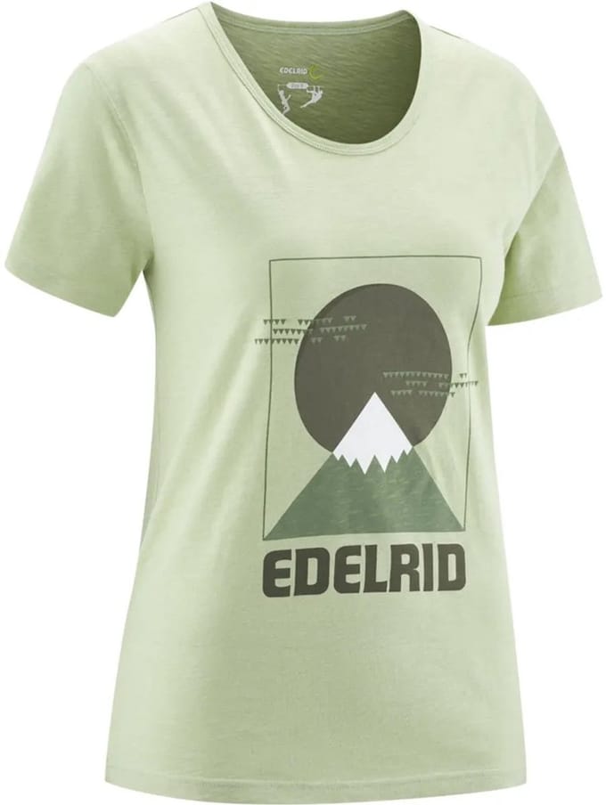 Edelrid Highball V T-shirt Met Korte Mouwen Groen M Vrouw