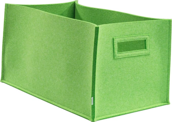 Daff Opbergmand - Midi - Vilt - Jelly green - Groen
