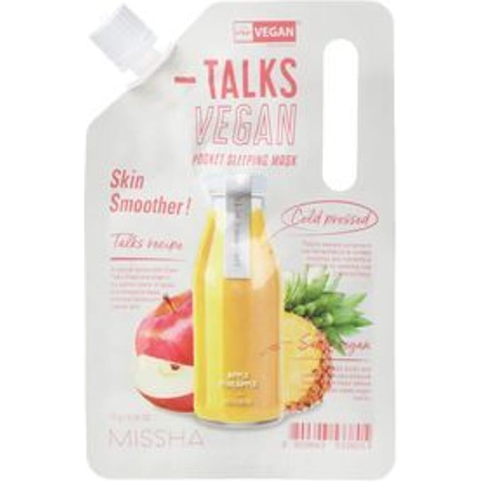 MISSHA - Talks Vegan Squeeze Pocket Sleeping Pack - 3 Types Skin Smoother