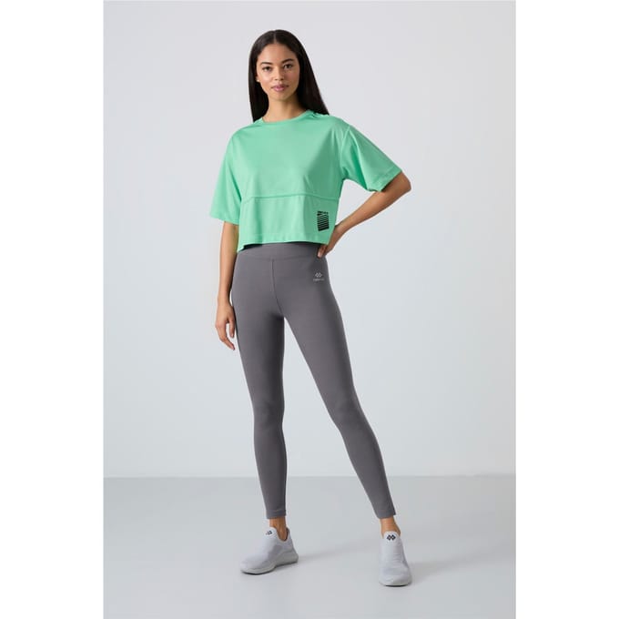 Hoge Taille Katoen Elasthaan Leggings