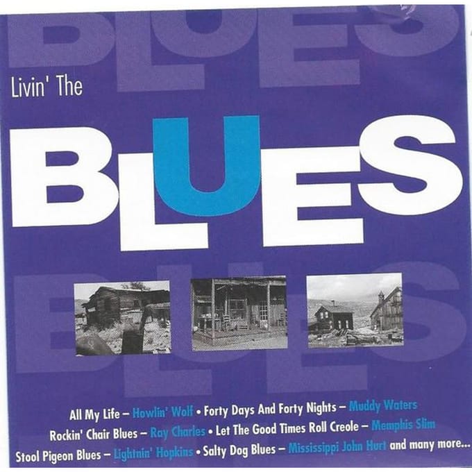 CD DIVERSEN - Livin' The Blues MBU13502 Direct Source S 2002 US Blues Gebruikt blue