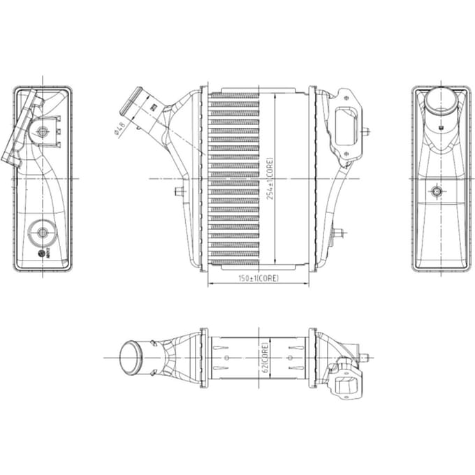 InlaatluchtRadiator NRF 309091