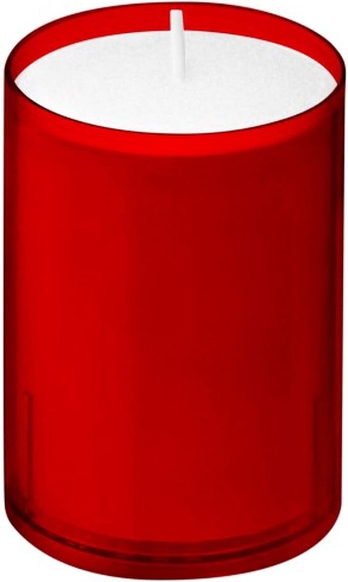 Bolsius Navullingen Relight Plus Rood - 100 Stuks