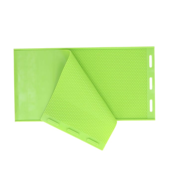 2 Stuks 5,4 mm Siliconen Bijenwas Plaat Mal Bijenwas Fundering Pers Mal Imker Uitrusting green