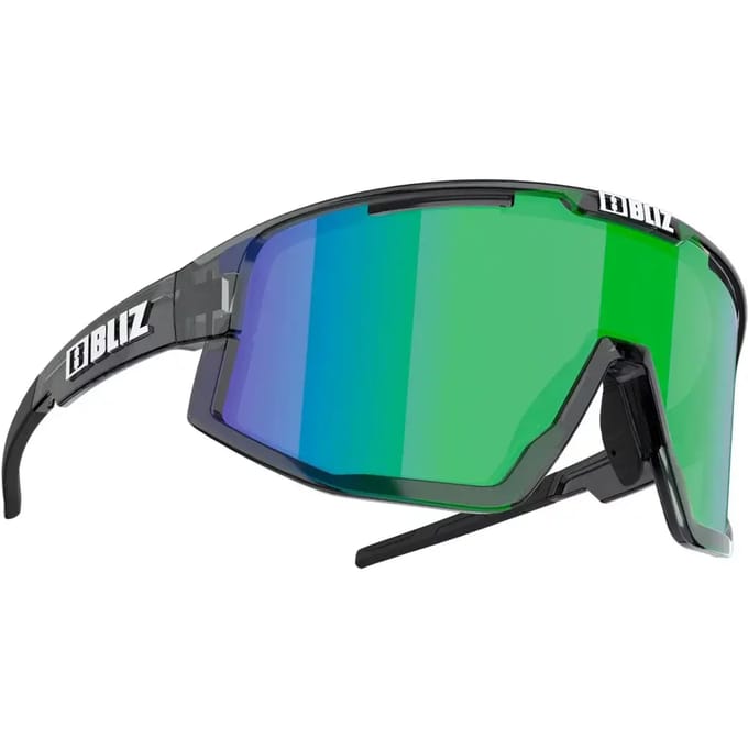 Bliz Fusion Small Sportbril Crystal Black/ Brown&Green Mirror - OZB7013-03